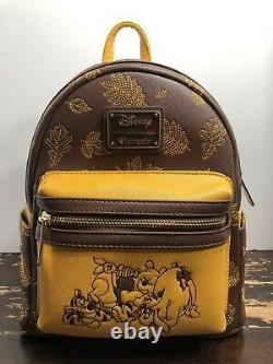 Loungefly Disney Winnie The Pooh Autumn Mini Backpack NWT