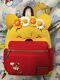 Loungefly Disney Winnie The Pooh Flower Crown Mini Backpack New In Hand
