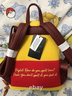 Loungefly Disney Winnie The Pooh Flower Crown Mini Backpack NEW IN HAND