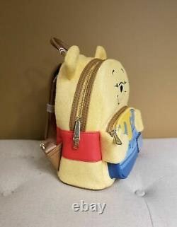 Loungefly Disney Winnie The Pooh Hunny Tummy Soft Touch Mini Backpack NEW