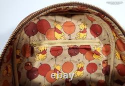 Loungefly Disney Winnie The Pooh Quilted Mini Backpack Exclusive New