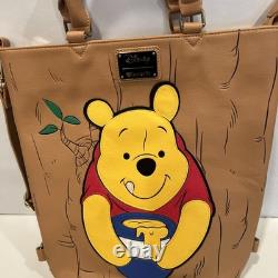 Loungefly Disney Winnie The Pooh Stuck In Tree Convertible Tote Bag