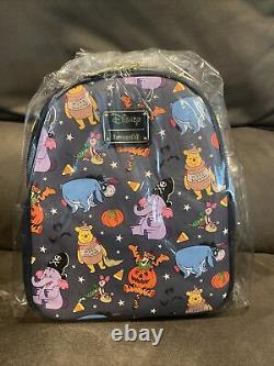 Loungefly Disney Winnie The Pooh's Heffalump Halloween AOP Mini Backpack Exclusi
