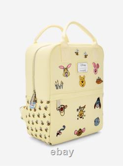Loungefly Disney Winnie the Pooh Embroidered Characters Canvas Mini Backpack