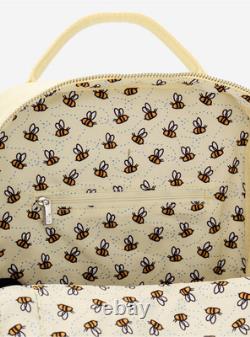 Loungefly Disney Winnie the Pooh Embroidered Characters Canvas Mini Backpack