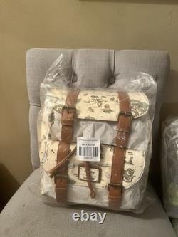 Loungefly Winnie the Pooh Hundred Acre Wood Maps Buckle Strapped mini Backpack