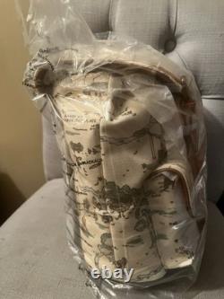 Loungefly Winnie the Pooh Hundred Acre Wood Maps Buckle Strapped mini Backpack