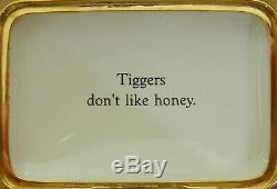 Ltd Ed Halcyon Days Winnie the Pooh Tiggers Don't Like Honey Enamel Box 2
