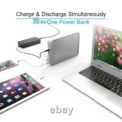 MAXOAK 50000mAh/185Wh 99Wh/26756mAh Portable Laptop Charger USB External Battery