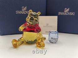 MIB Swarovski Crystal Disney Winnie the Pooh with Hunny Pot Figurine 1142889