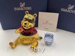 MIB Swarovski Crystal Disney Winnie the Pooh with Hunny Pot Figurine 1142889