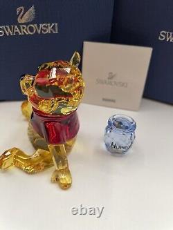 MIB Swarovski Crystal Disney Winnie the Pooh with Hunny Pot Figurine 1142889