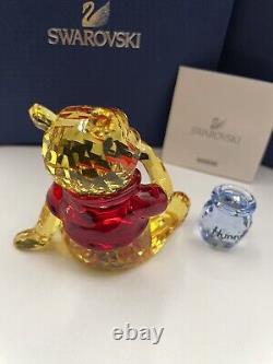 MIB Swarovski Crystal Disney Winnie the Pooh with Hunny Pot Figurine 1142889