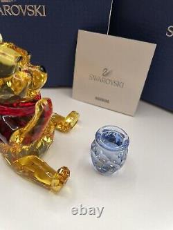 MIB Swarovski Crystal Disney Winnie the Pooh with Hunny Pot Figurine 1142889