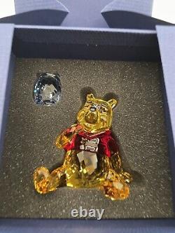 MIB Swarovski Crystal Disney Winnie the Pooh with Hunny Pot Figurine 1142889