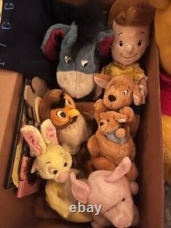 MISC. Winnie the Pooh lightly used books, toys, trinkets, collectables