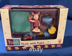 Mattel Winnie Pooh Friends Set BEDTIME WITH POOH Figure COMPLETE SET OF SIX NIB