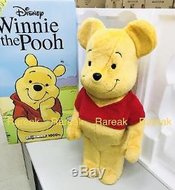 Medicom Be@rbrick 2017 Disney 1000% Winnie The Pooh Flocked ver. Bearbrick 1pc