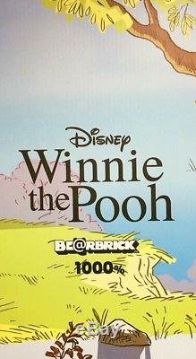 Medicom Be@rbrick 2017 Disney 1000% Winnie The Pooh Flocked ver. Bearbrick 1pc