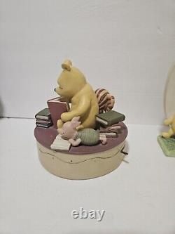 Michel & Co Disney Classic Winnie The Pooh Tigger Piglet Music Box And Frame