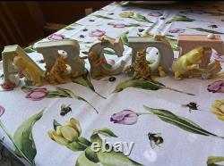 Michel Co. Winnie the Pooh Full Letter Alphabet set A-Z Perfect condition