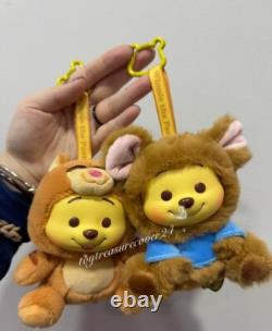 Miniso Winnie The Pooh Plush Vinyl Blind Box Figure Toys Gift One Set (9pcs)