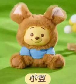 Miniso Winnie The Pooh Plush Vinyl Blind Box Figure Toys Gift One Set (9pcs)