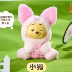 Miniso Winnie The Pooh Plush Vinyl Blind Box Figure Toys Gift One Set (9pcs)