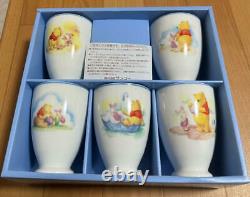 Misato Pottery Disney Winnie the Pooh Cup 5 pieces 6 plates set