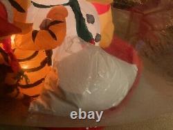 NEW 2005 Gemmy 8ft Christmas Airblown Inflatable Winnie the Pooh Snow Globe RARE