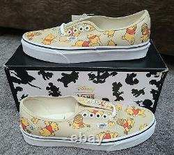 NEW Disney Vans Winnie the Pooh Womens 8.5 Boxed Sneakers Shoes Mens 7