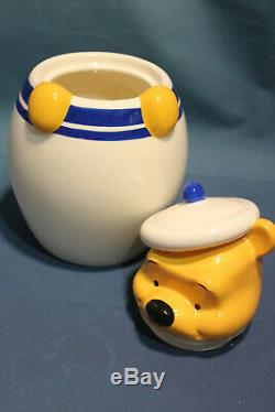 NEW Disney Winnie The Pooh Peek A Boo Cookie Jar Canister Tigger Piglet Eeyore