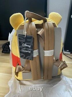 NEW Loungefly x Disney Winnie The Pooh Felt Honey Tummy Backpack IN HAND