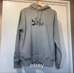 NEW? Winnie the Pooh sweatshirt(gray)graniph christopher robin MEN XL(US L)