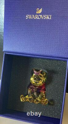 NIB Swarovski Disney Winnie The Pooh With Butterfly Crystal Figurine #5282928