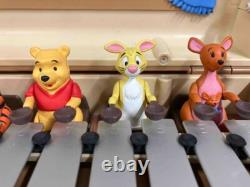 NOS Winnie the Pooh Honey Concert Music Box Clock Mega House 1997