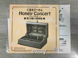 NOS Winnie the Pooh Honey Concert Music Box Clock Mega House 1997