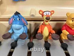 NOS Winnie the Pooh Honey Concert Music Box Clock Mega House 1997