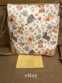 NWOT Disney Dooney & Bourke Winnie the Pooh Crossbody Letter Carrier Bag Purse