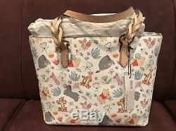 NWT Disney Dooney And Bourke Winnie The Pooh And Pals Tote Handbag Bag