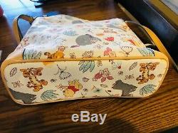 NWT Disney Dooney & Bourke Winnie the Pooh Crossbody Letter Carrier Bag Purse
