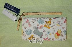 NWT Dooney & Bourke Disney Winnie The Pooh Wallet Wristlet Tigger Eeyore Piglet