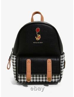 NWT Loungefly Disney Winnie the Pooh Plaid Mini Backpack. Rare