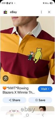 NWT Rowing Blazers X Winnie The Pooh Men's Size Large Cotton Shirt Very Nice