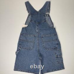 NWT VINTAGE WINNIE THE POOH DISNEY CATALOG STITCHED DENIM OVERALLS SIZE Kids 7/8