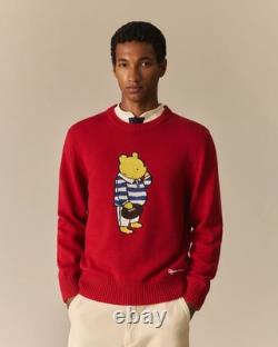 NWTRowing Blazers x Winnie The Pooh Men's Size M Rugby Pooh Cotton Merino