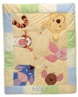 New Disney Baby Peeking Pooh 7 Piece Infant Nursery Crib Bedding Set Unisex TRU