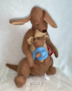 New Disney Parks Christopher Robin Movie Winnie The Pooh Kanga & Roo Plush
