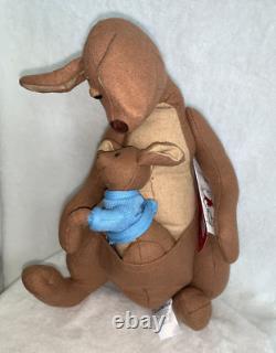 New Disney Parks Christopher Robin Movie Winnie The Pooh Kanga & Roo Plush