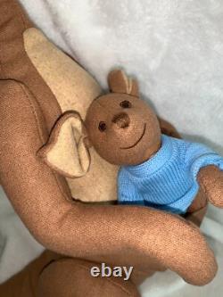 New Disney Parks Christopher Robin Movie Winnie The Pooh Kanga & Roo Plush